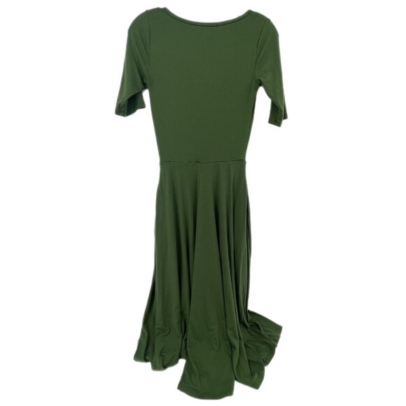 Reformation Green Pullover Maxi Dress | Made in United States - Picture 2 of 5